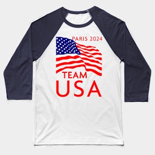 Team USA Paris 2024 Baseball T-Shirt